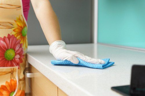 Local cleaner preparing a Putney property for a detailed one-off clean