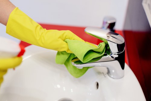 Kitchen and bathroom cleaning in a Putney apartment
