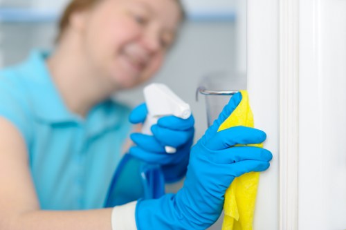 Local sofa cleaning process for a corner sofa in Putney