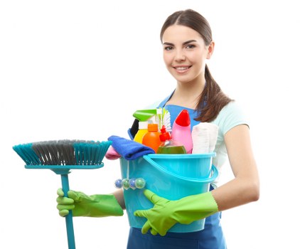 Service team assessing an oven cleaning complaint